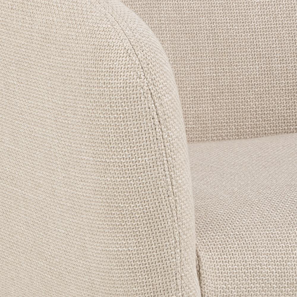 Loungestoel Ramsey 8211 Stof Basel Beige 8211 Metaal