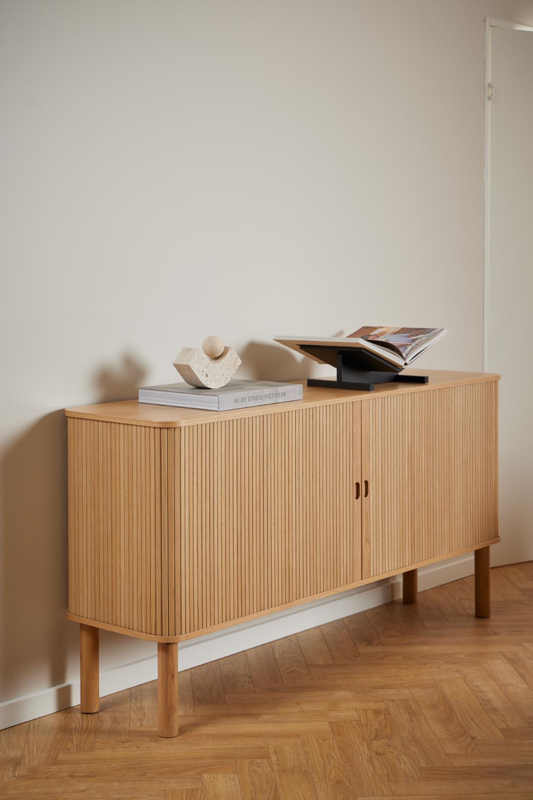 Dressoir Langley 8211 Eikenfineer Mdf 8211 160 Cm 8211 2 Deuren