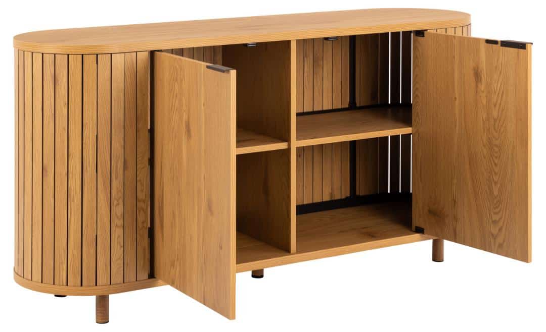 Dressoir Colima 8211 Mat Wild Eiken 8211 Metaal