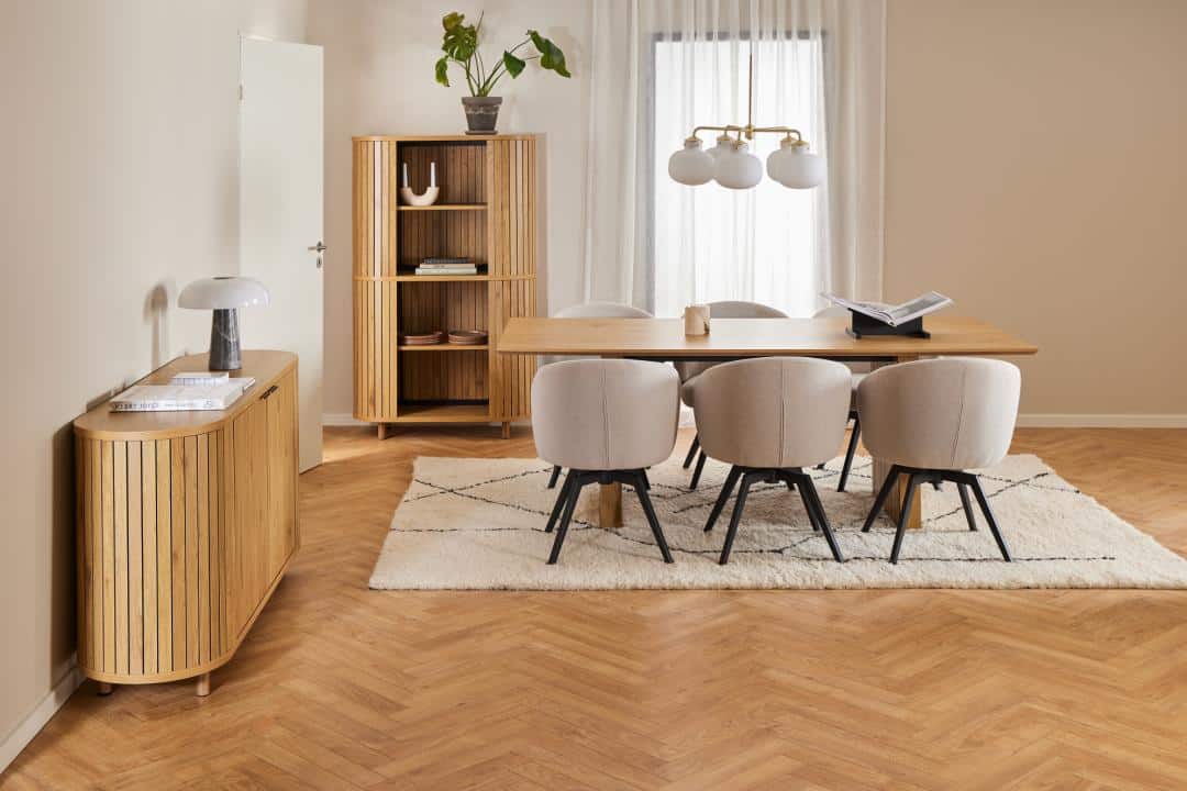 Dressoir Colima 8211 Mat Wild Eiken 8211 Metaal