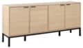 Dressoir Kensington - Wit gepigmenteerd, geolied eikenfineer - 180 cm - 4 deuren