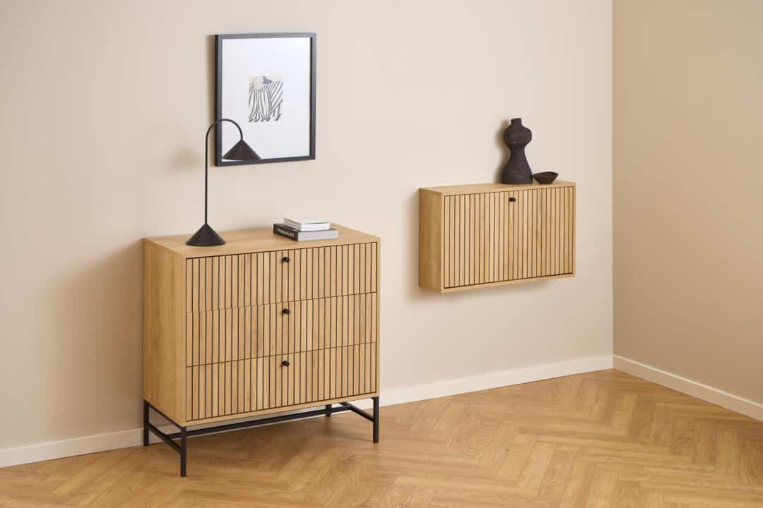 Schoenenkast Albany 8211 Ruw Eiken Melamine