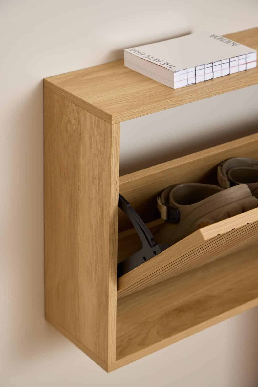 Schoenenkast Albany 8211 Ruw Eiken Melamine