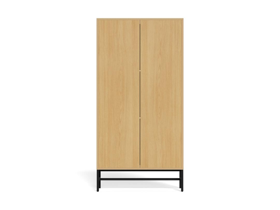 Schoenenkast Albany 8211 Eikenlook 8211 Metaal