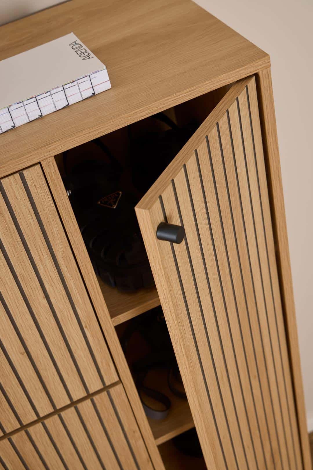 Schoenenkast Albany 8211 Eikenlook 8211 Metaal