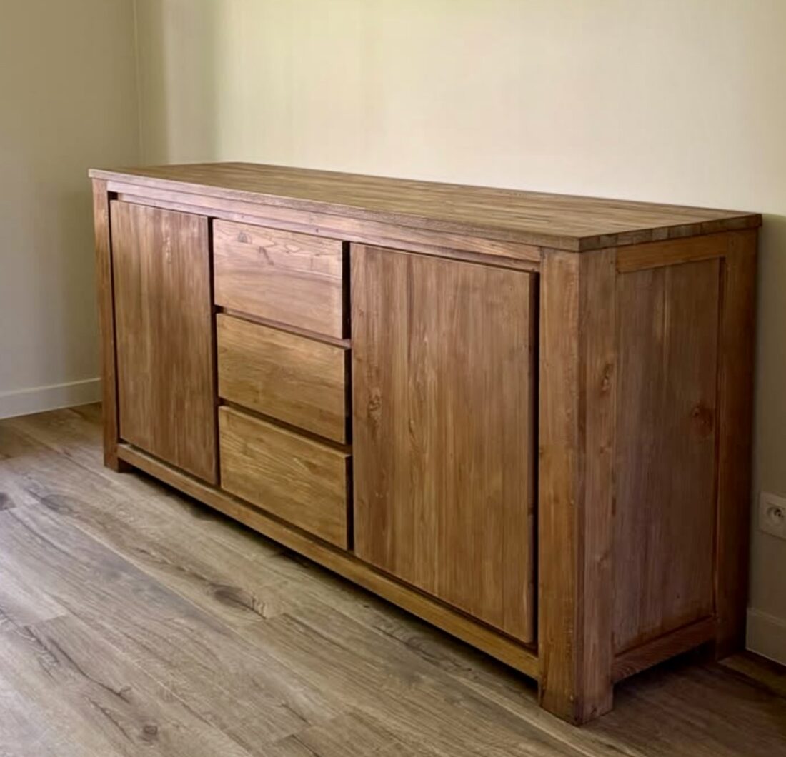 Dressoir Dk Lierop 8211 Naturel Teakhout 8211 200 Cm