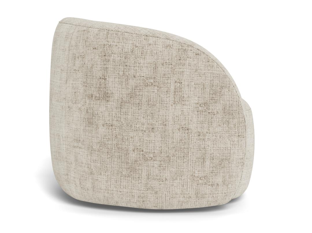 Loungefauteuil Lodi 8211 Beige Juto Stof 8211 Draaivoet