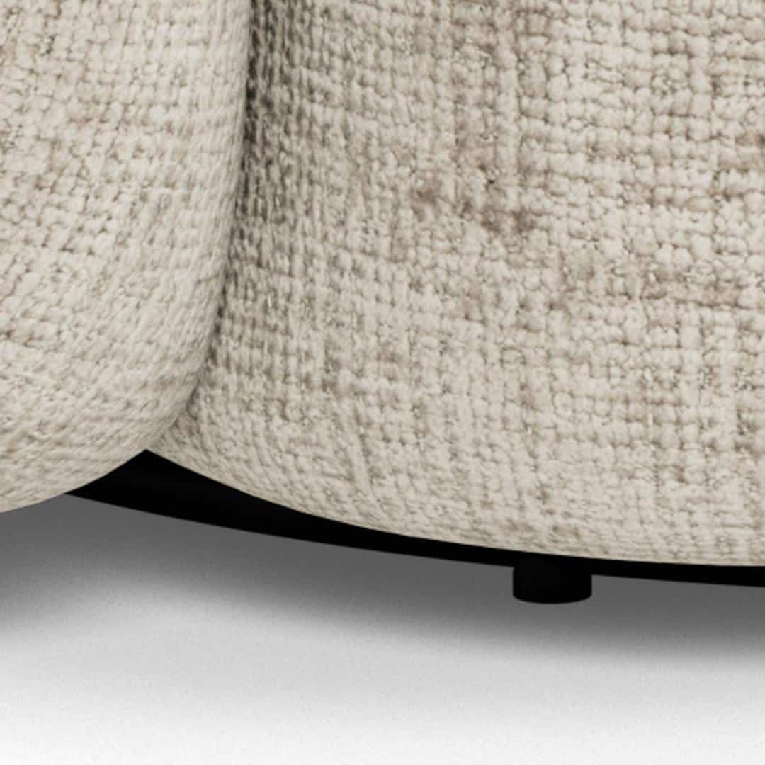 Loungefauteuil Lodi 8211 Beige Juto Stof 8211 Draaivoet