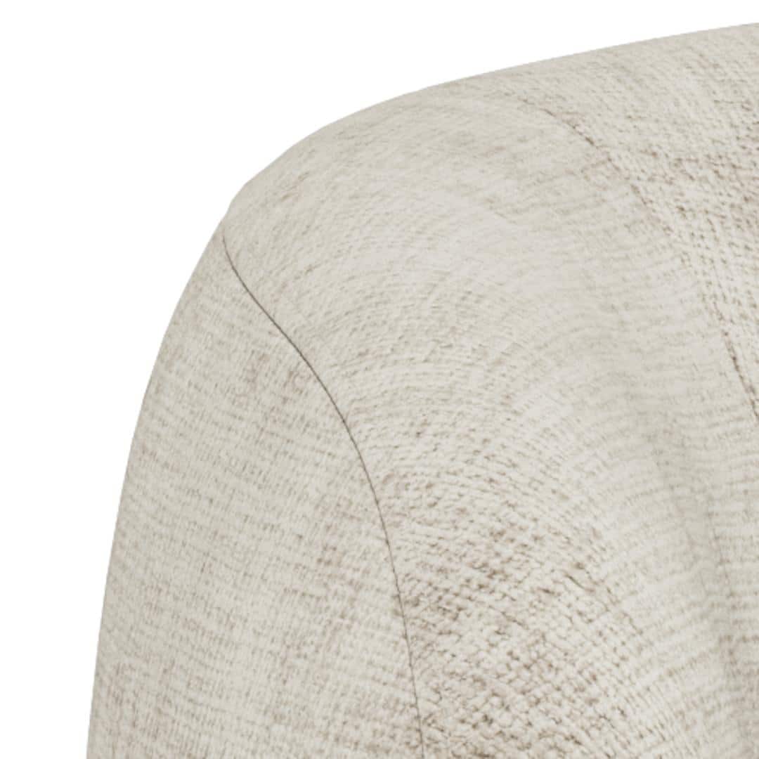 2 5 Zitsbank Lodi 8211 Stof Jute Beige 8211 Breedte 169 Cm