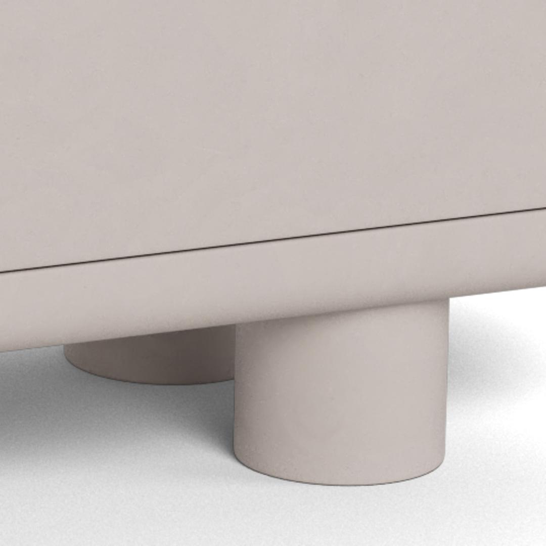 Dressoir Magee 8211 Grijs Mdf Pu Gelakt 8211 3 Deuren 8211 160 Cm