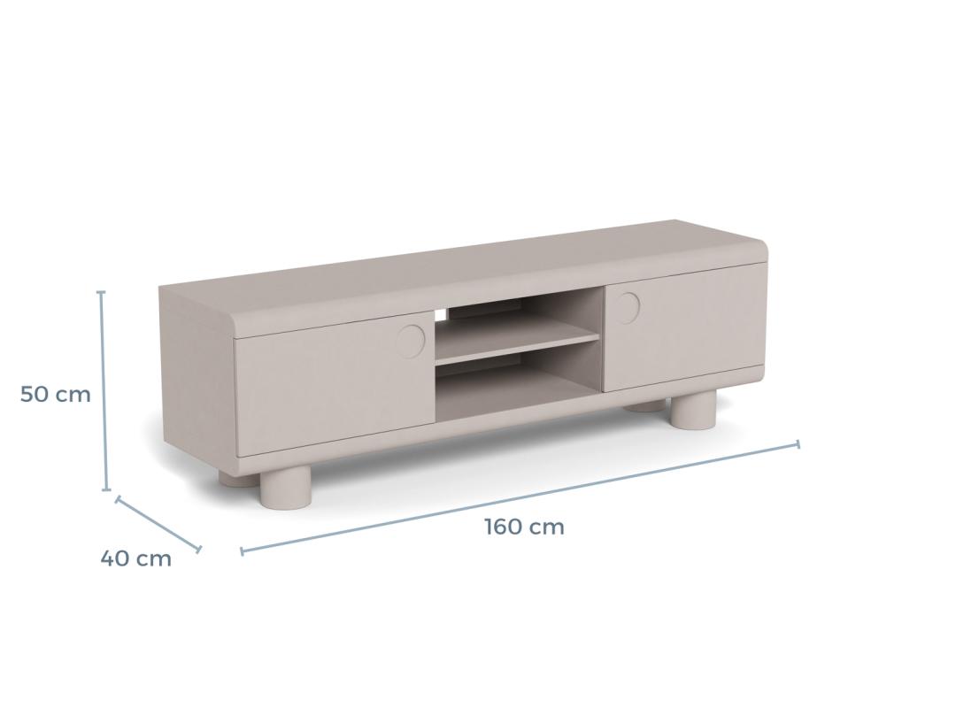Tv Dressoir Magee 8211 Grijs Mdf Pu Gelakt 8211 160 Cm Tv Dressoir Magee 8211 Grijs Mdf Pu Gelakt 8211 160 Cm