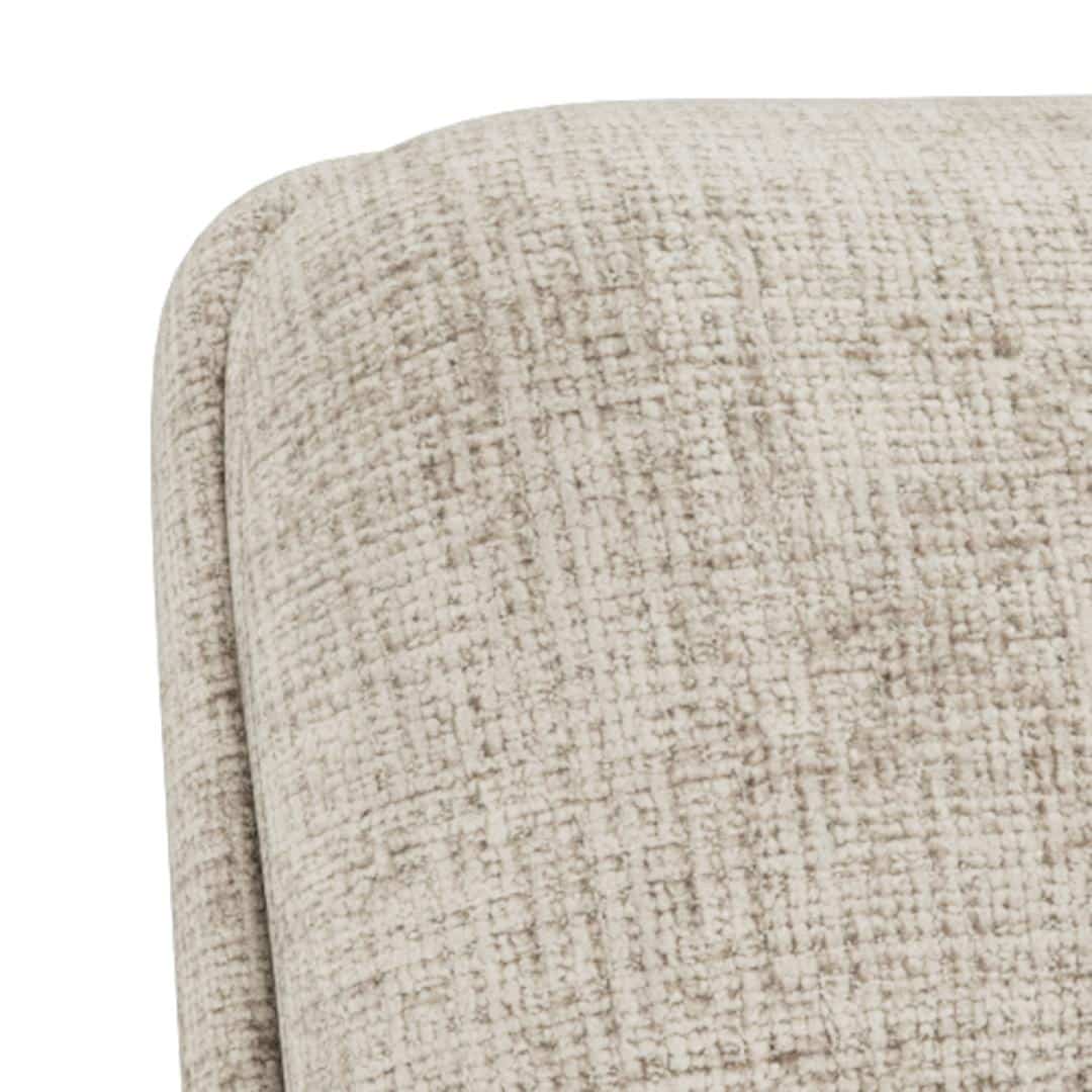 Relaxfauteuil Suton 8211 Stof Juto Beige 8211 Met Voetenbank