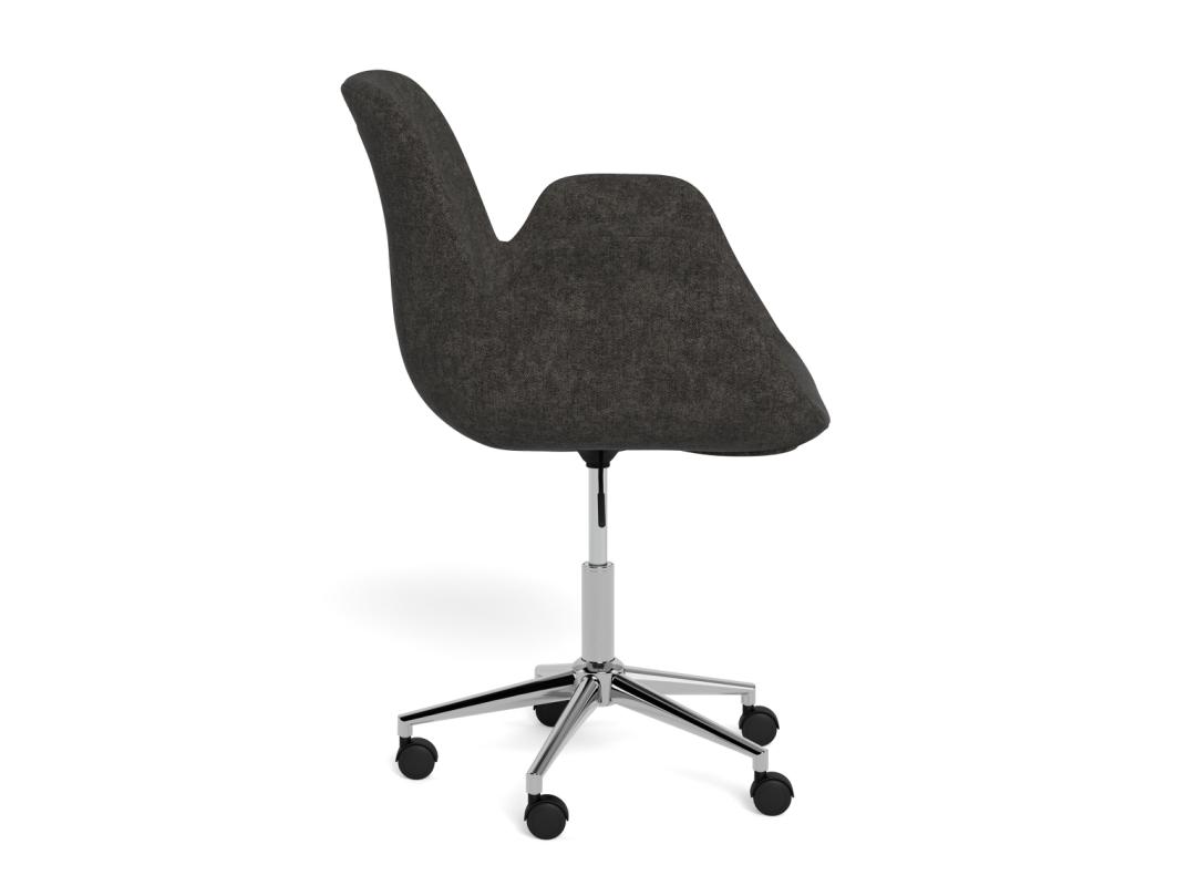 Bureaustoel Beth 8211 Donkergrijs Chenille Apia Bekleding Bureaustoel Beth 8211 Donkergrijs Chenille Apia Bekleding