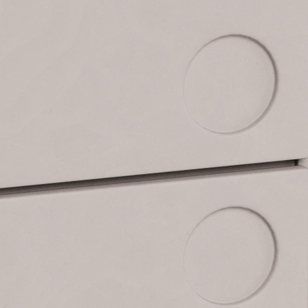 Wandkast Magee 8211 Grijs Mdf Pu Gelakt 8211 Met 4 Deuren 8211 100 Cm