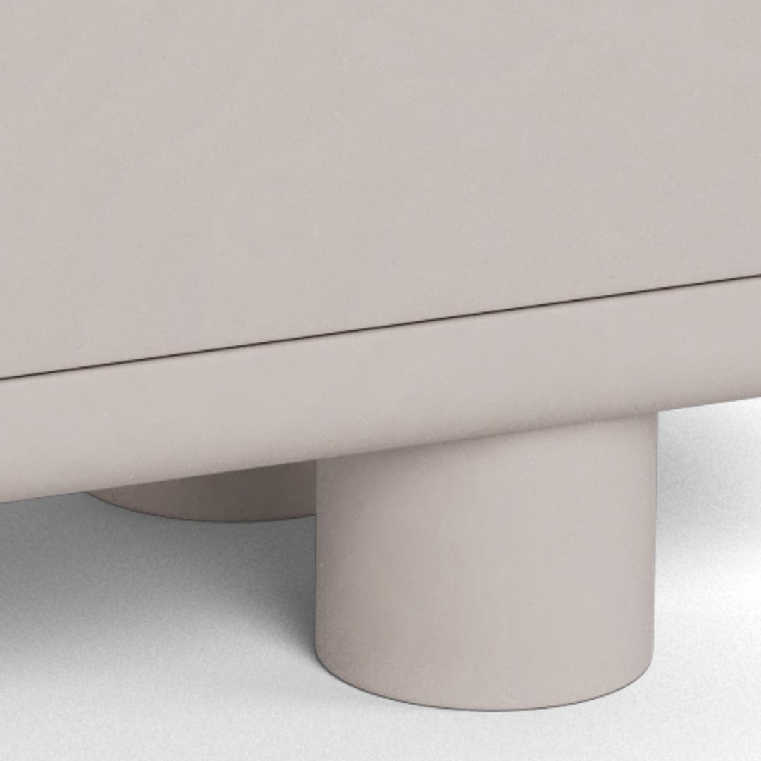 Wandkast Magee 8211 Grijs Mdf Pu Gelakt 8211 Met 4 Deuren 8211 100 Cm