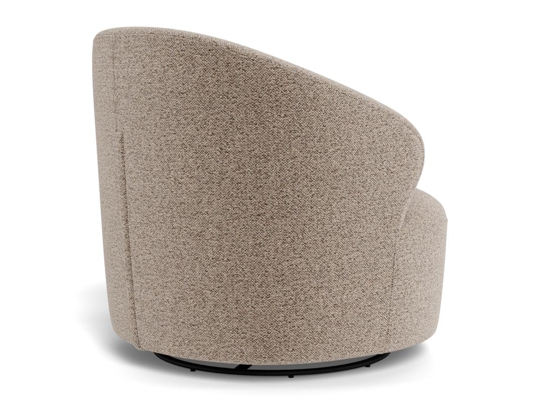 Loungestoel Westport 8211 Boucle Beige 8211 Draaimechanisme Loungestoel Westport 8211 Boucle Beige 8211 Draaimechanisme