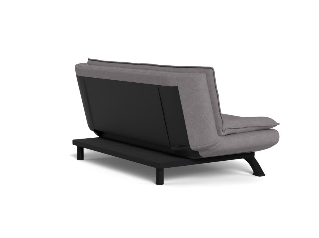 Slaapbank Faith 8211 Stof Enjoy Lichtgrijs 8211 Metaal