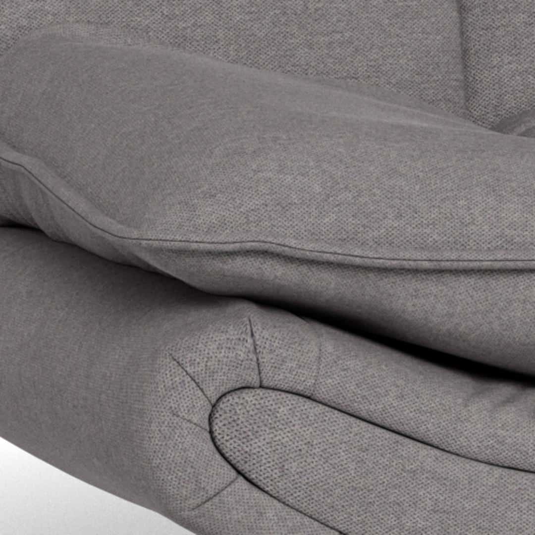 Slaapbank Faith 8211 Stof Enjoy Lichtgrijs 8211 Metaal