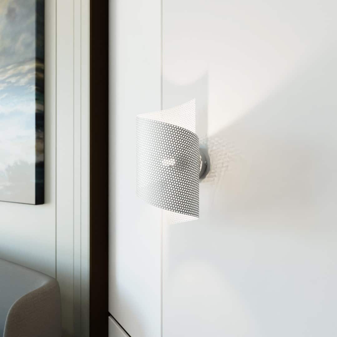 Wandlamp Spiral 8211 Wit 8211 Metaal Wandlamp Spiral 8211 Wit 8211 Metaal