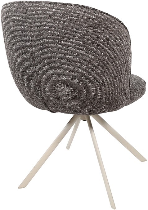 Eetkamerstoel Kate 8211 Present Donkerbruin 456 8211 Off White Draaipoot 360 Minimale Bestelling 2 Stuks