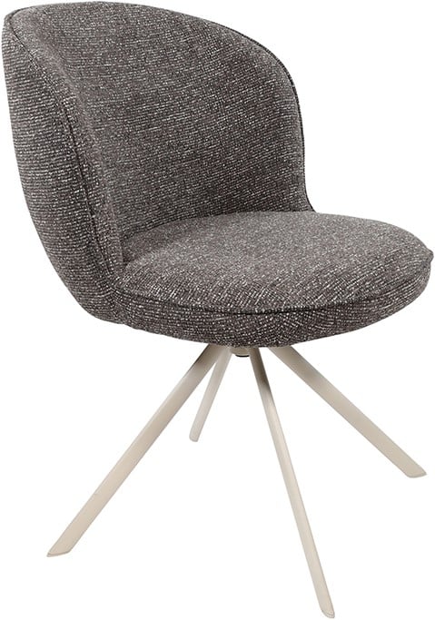 Eetkamerstoel Kate 8211 Present Donkerbruin 456 8211 Off White Draaipoot 360 Minimale Bestelling 2 Stuks