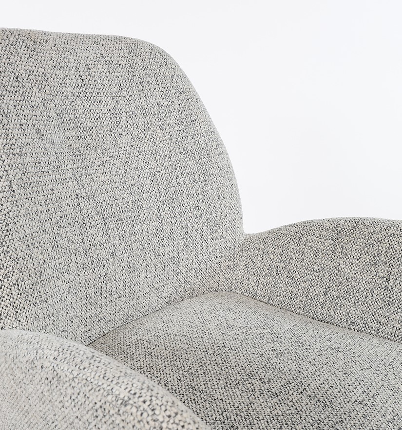 Eetkamerstoel Charles 8211 Stof Milan Salt 8217 N Pepper 105 8211 Metalen Draaipoot 360 Minimale Bestelling 2 Stuks