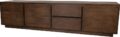 TV-dressoir Bloemfontein - Massief gezandstraald mangohout 190 cm met 3 deuren en 2 lades