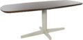 Eetkamertafel Libra - Mango bruin walnoot - Poot beige - Deens ovaal - 160 cm
