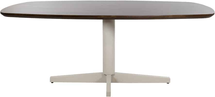Eetkamertafel Libra 8211 Mango Bruin Walnoot 8211 Poot Beige 8211 Deens Ovaal 8211 190 Cm