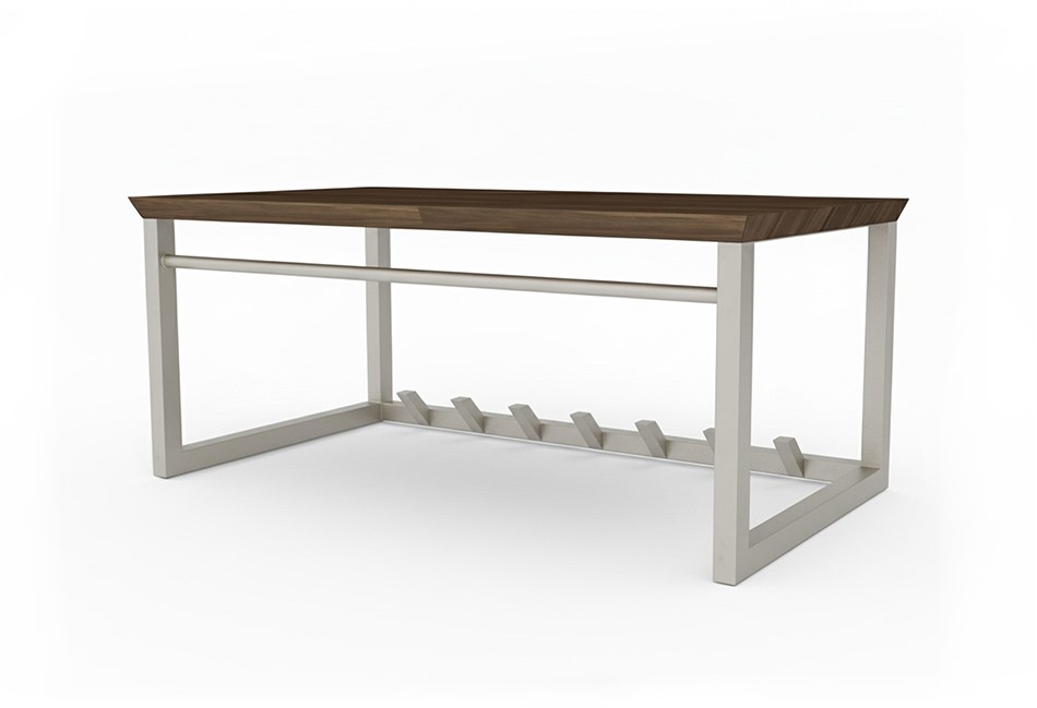 Kapstok Antigua 8211 Bruin Mangohout Walnoot 8211 Met Hoedenplank En 11 Haken