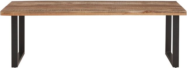 Eetkamertafel Rambo 8211 Mangohout 8211 Metaal 8211 240 Cm