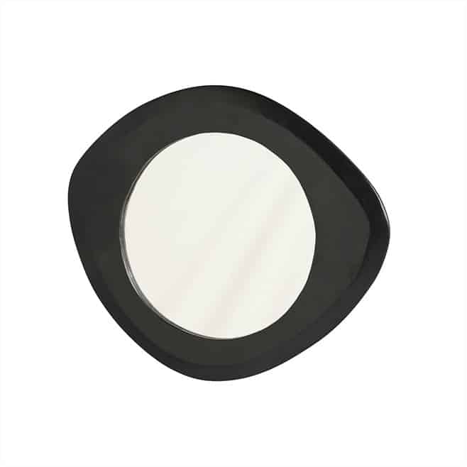 Spiegel Flare 8211 Zwart 8211 50 Cm 8211 Geometrisch Spiegel Flare 8211 Zwart 8211 50 Cm 8211 Geometrisch