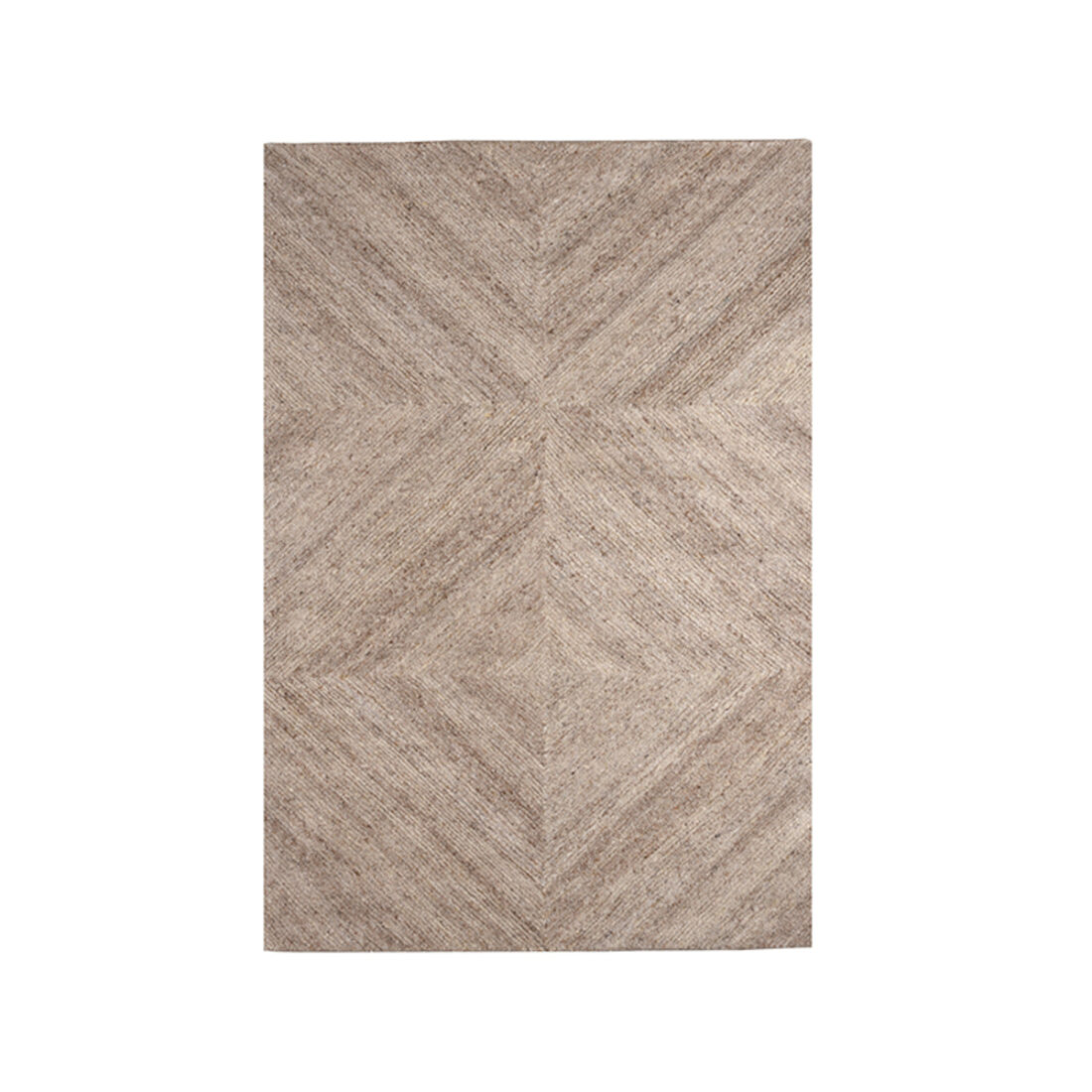 Vloerkleed Blendy 8211 Taupe 8211 Wol 8211 160 215 230 Cm