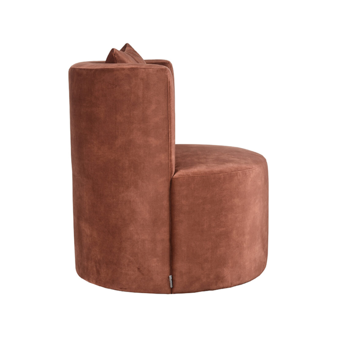 Fauteuil Evy 8211 Stof Roest Fluweel