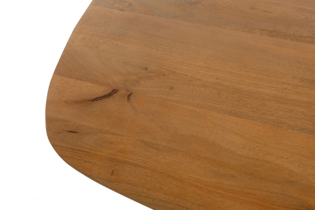 Salontafel Deens 8211 Mango Smooth Naturel 8211 Ovaal 8211 120 Cm