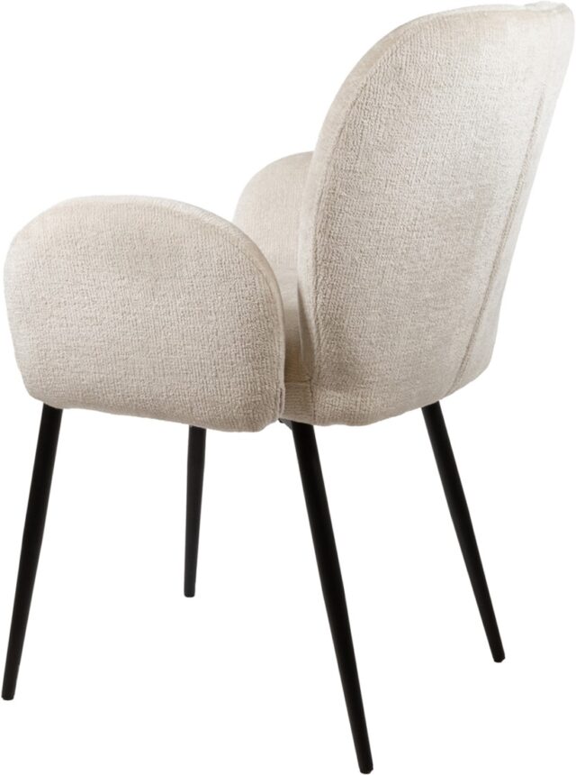 Eetkamerstoel Bobby 8211 Zonder Arm 8211 Perfect Harmony 8211 Ivory 02 Minimale Bestelling 2 Stuks