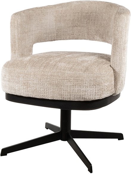 Eetkamerstoel Bruce 8211 Cremona 8211 Natural 02 8211 Draaipoot 360