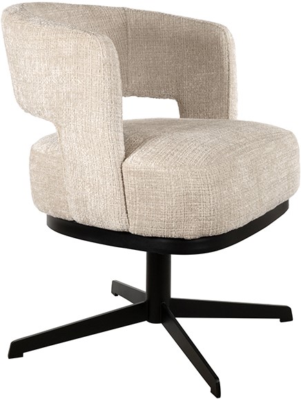 Eetkamerstoel Bruce 8211 Cremona 8211 Natural 02 8211 Draaipoot 360