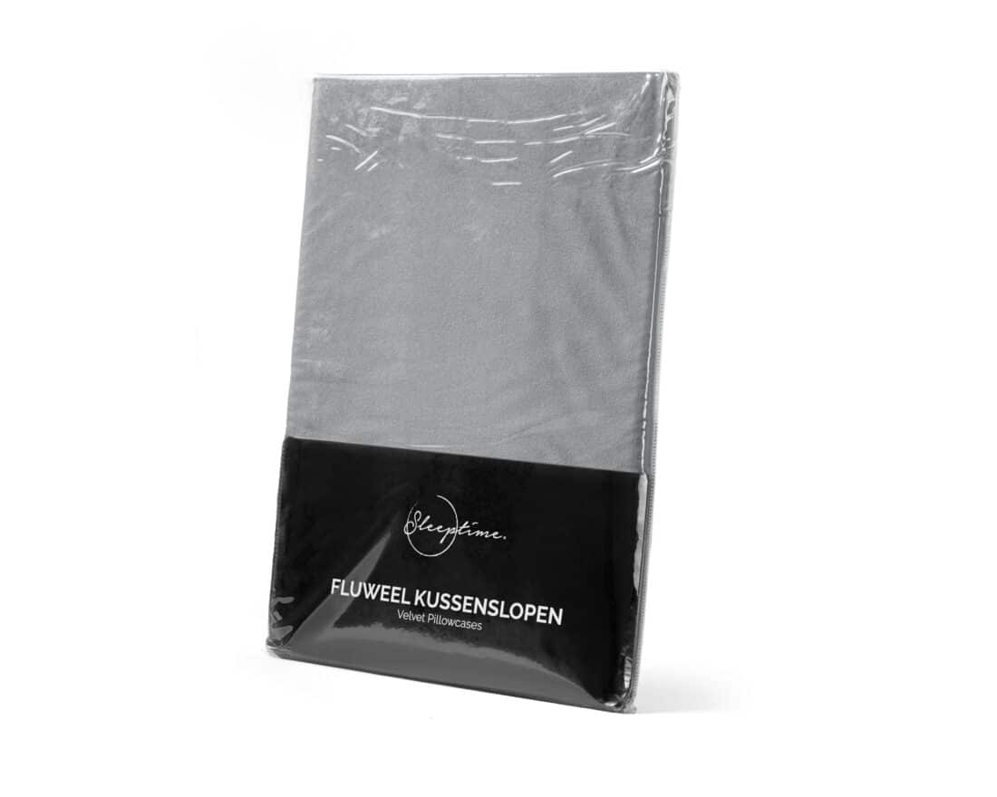 Fluwelen 2 In 1 Kussenslopen Grijs