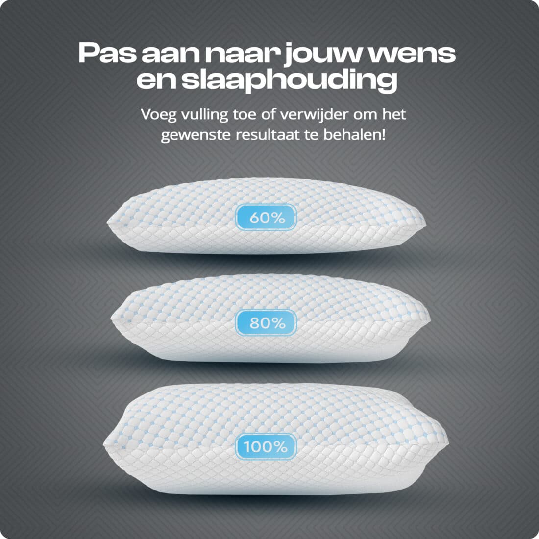 Kussen Nanotech 8211 Wit 8211 Traagschuim 8211 50 215 70 Cm