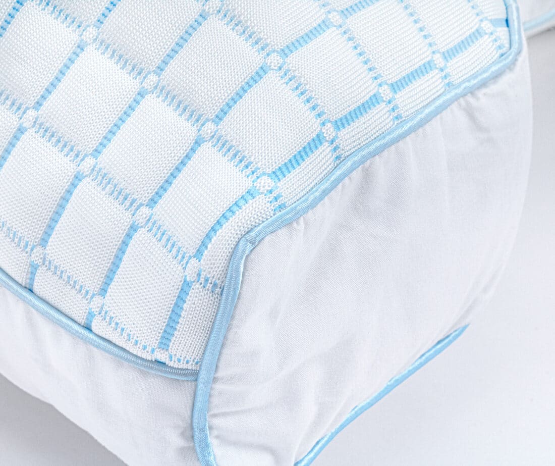 3d Blauwe Cel Technologie Verkoelend Microgel Neksteun Kussen