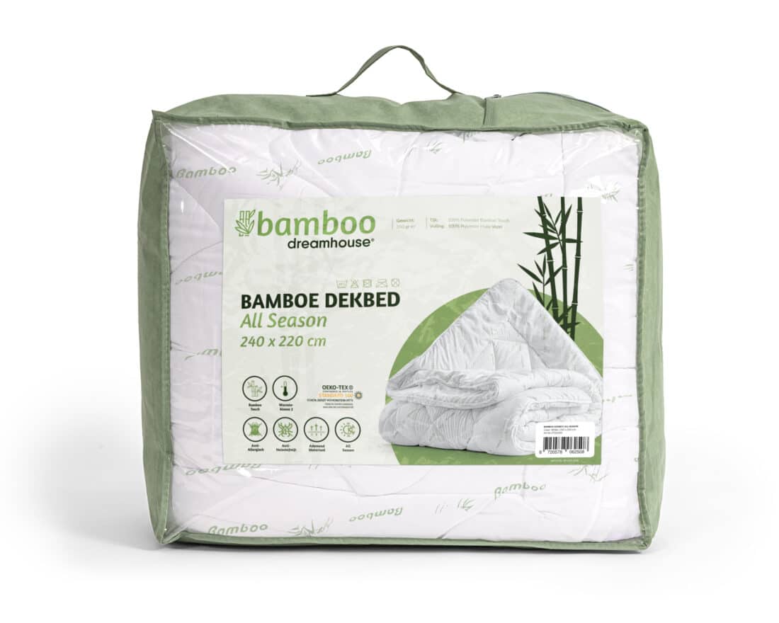 Dekbed Bali 8211 Bamboe Touch 8211 Wit 8211 240 215 200 Cm