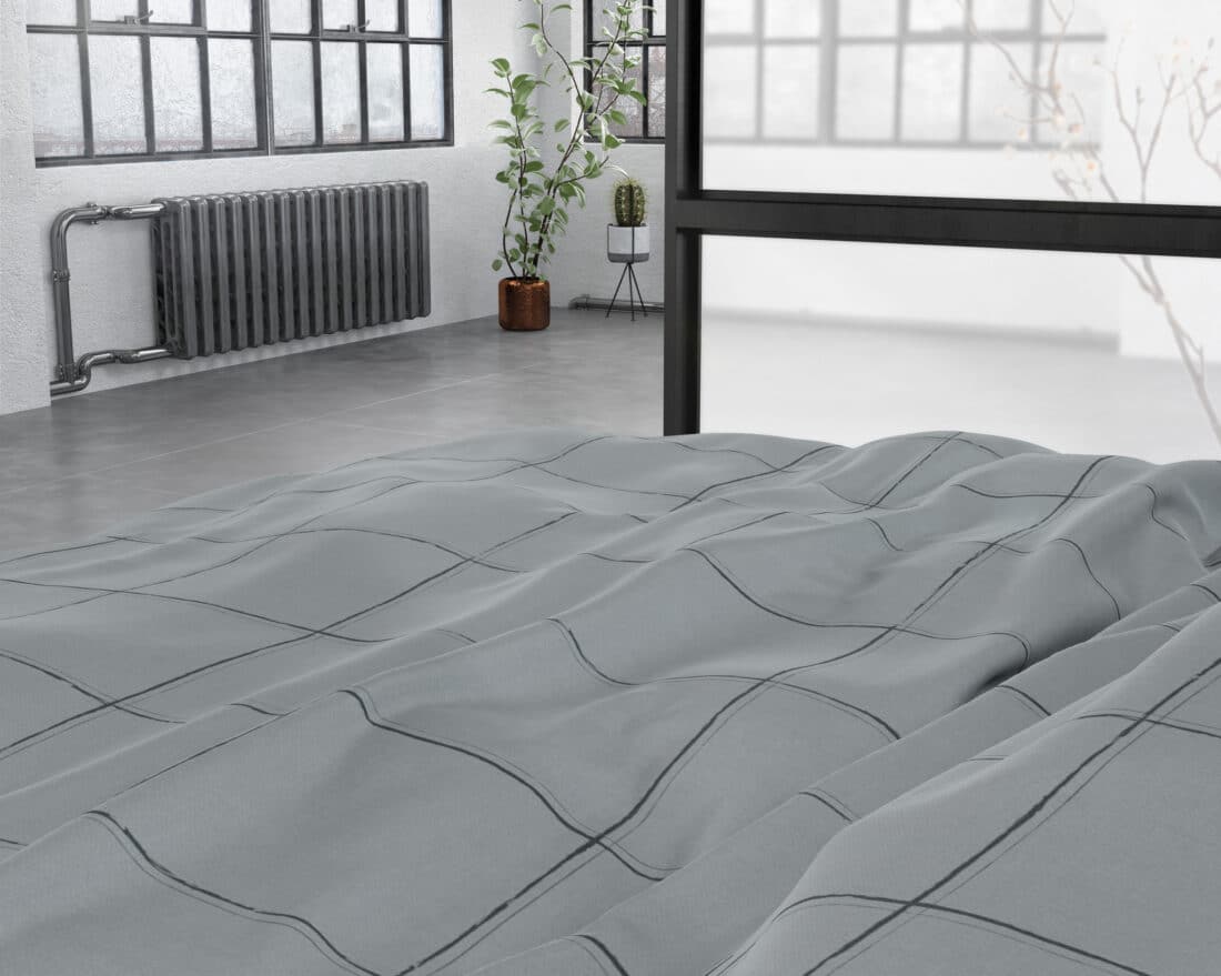 Diepe Ruit Grijs 240 X 220