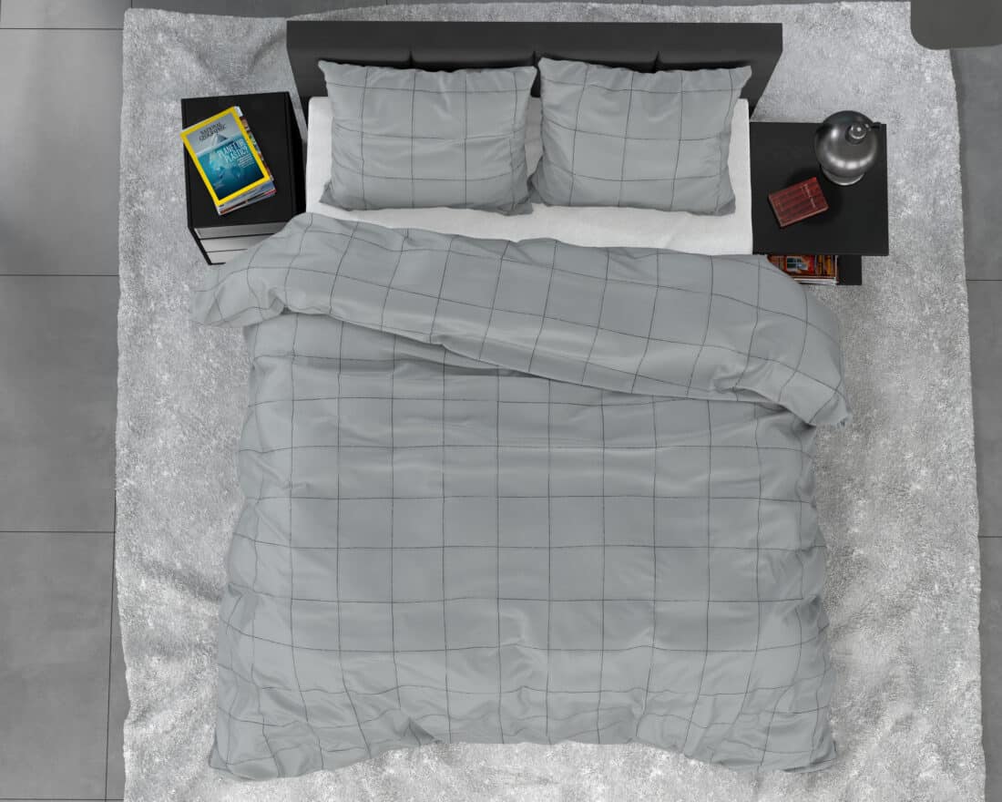 Diepe Ruit Grijs 240 X 220