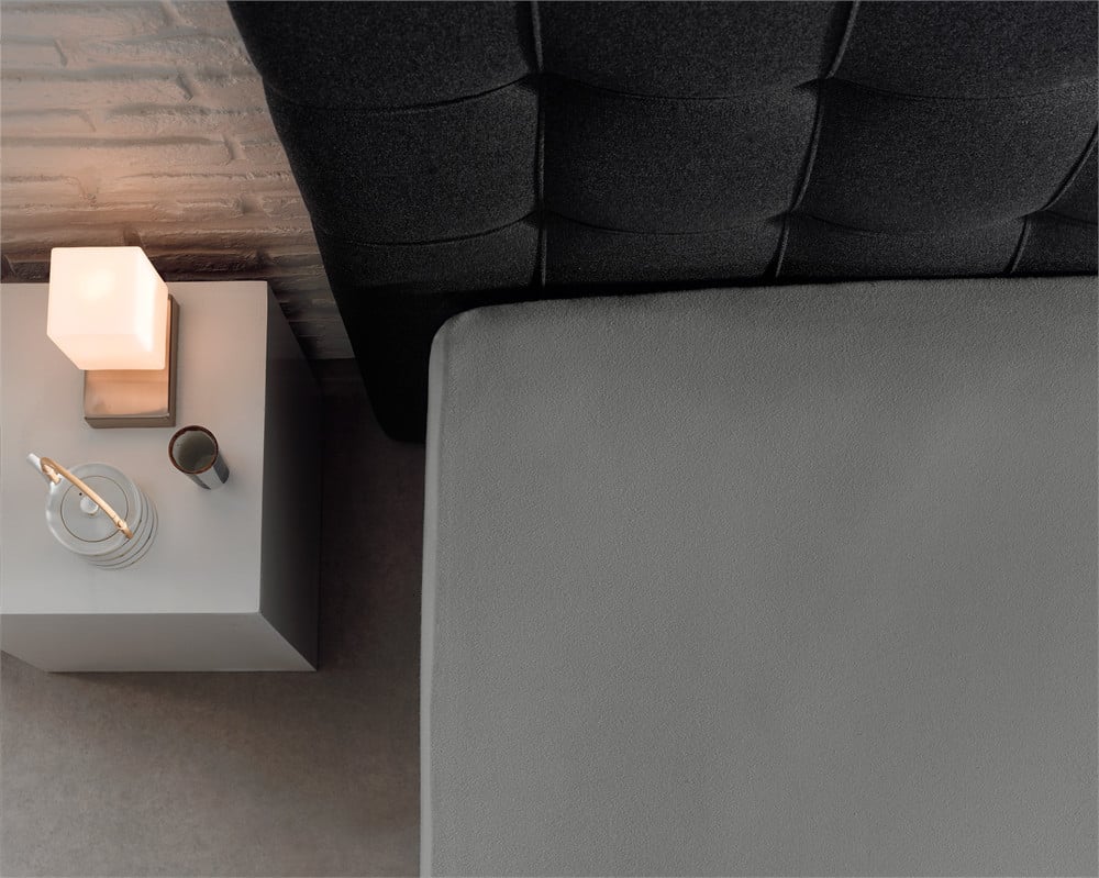 Dubbel Jersey 220 G M Hoeslaken Grijs 80 100 X 220