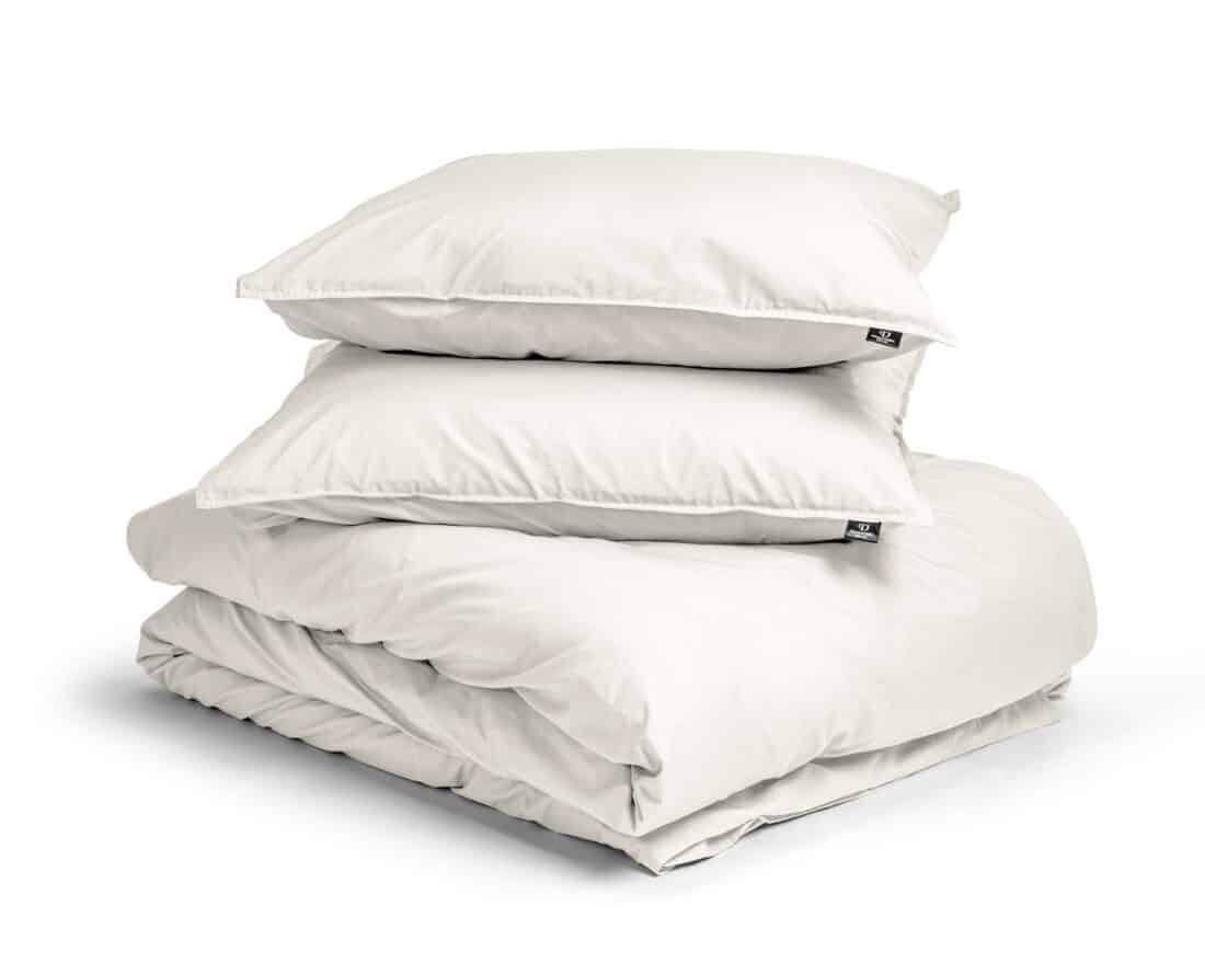 Egyptisch Katoen Uni Dekbedovertrek Crme 200 X 200 260