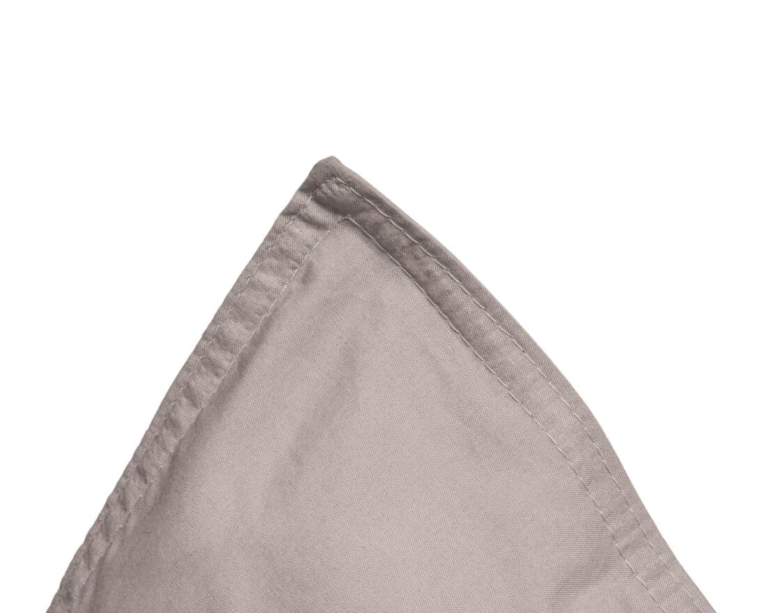 Egyptisch Katoen Uni Dekbedovertrek Taupe 240 X 200 260