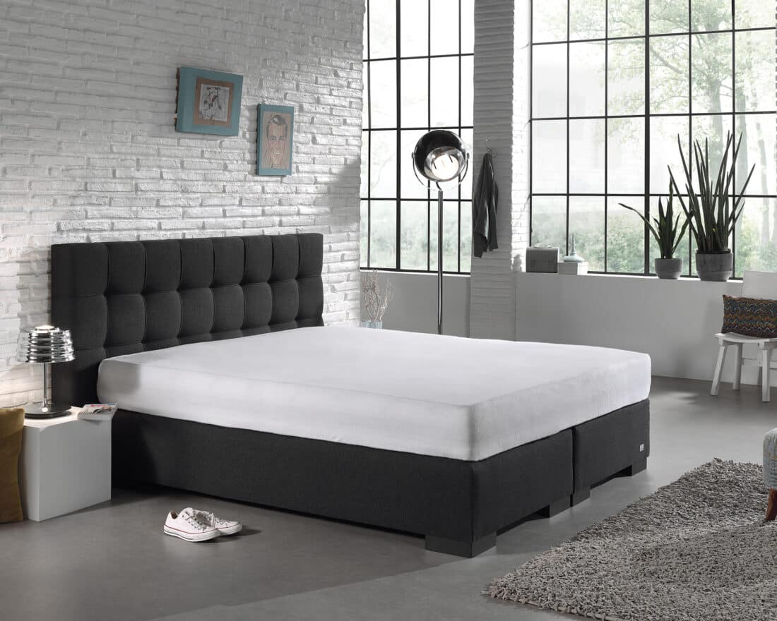 Molton Hoeslaken 8211 Wit 8211 90 100 X 220 Cm