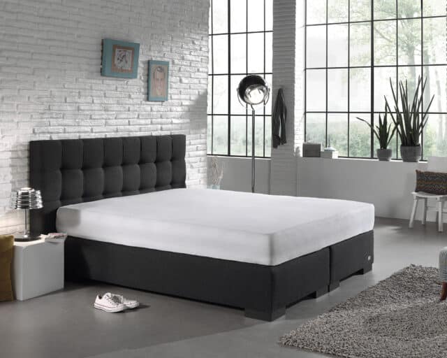 Molton Hoeslaken 8211 Wit 8211 90 100 X 220 Cm