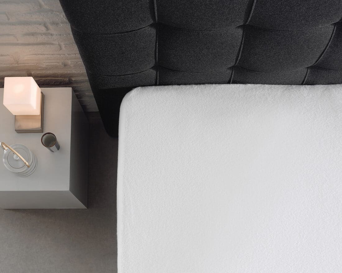 Molton Hoeslaken 8211 Wit 8211 90 100 X 220 Cm